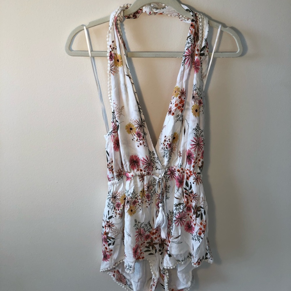 NWT Floral Romper